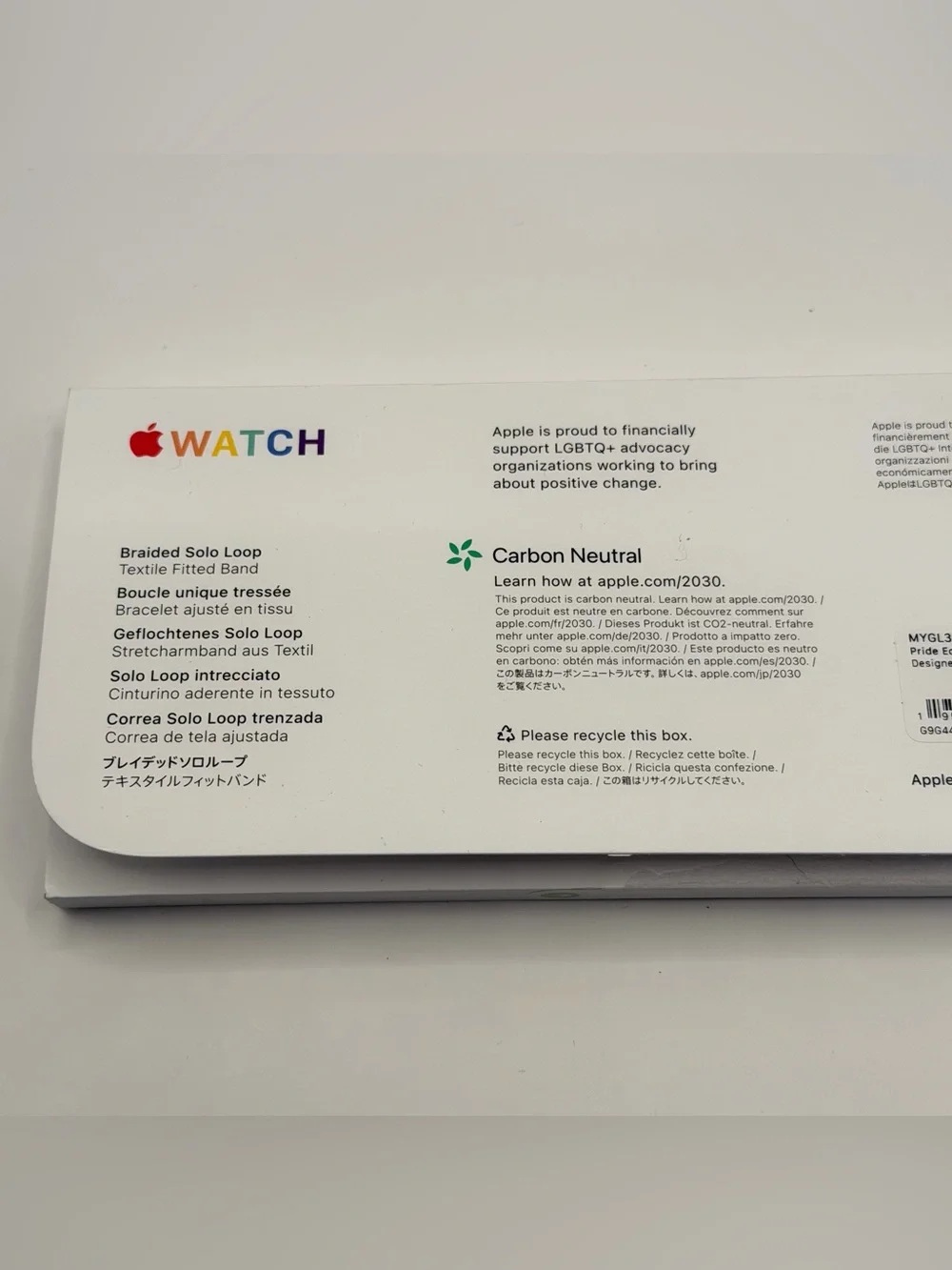 Apple Watch Band Pride 2021 Edition, 44mm, Excellent, Full Set, OEM